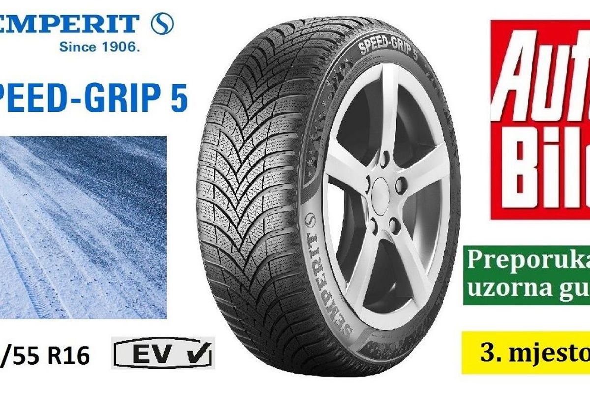 Semperit Speed-Grip 5: "Uzorna" zimska guma, treće mjesto na testu Auto Bilda