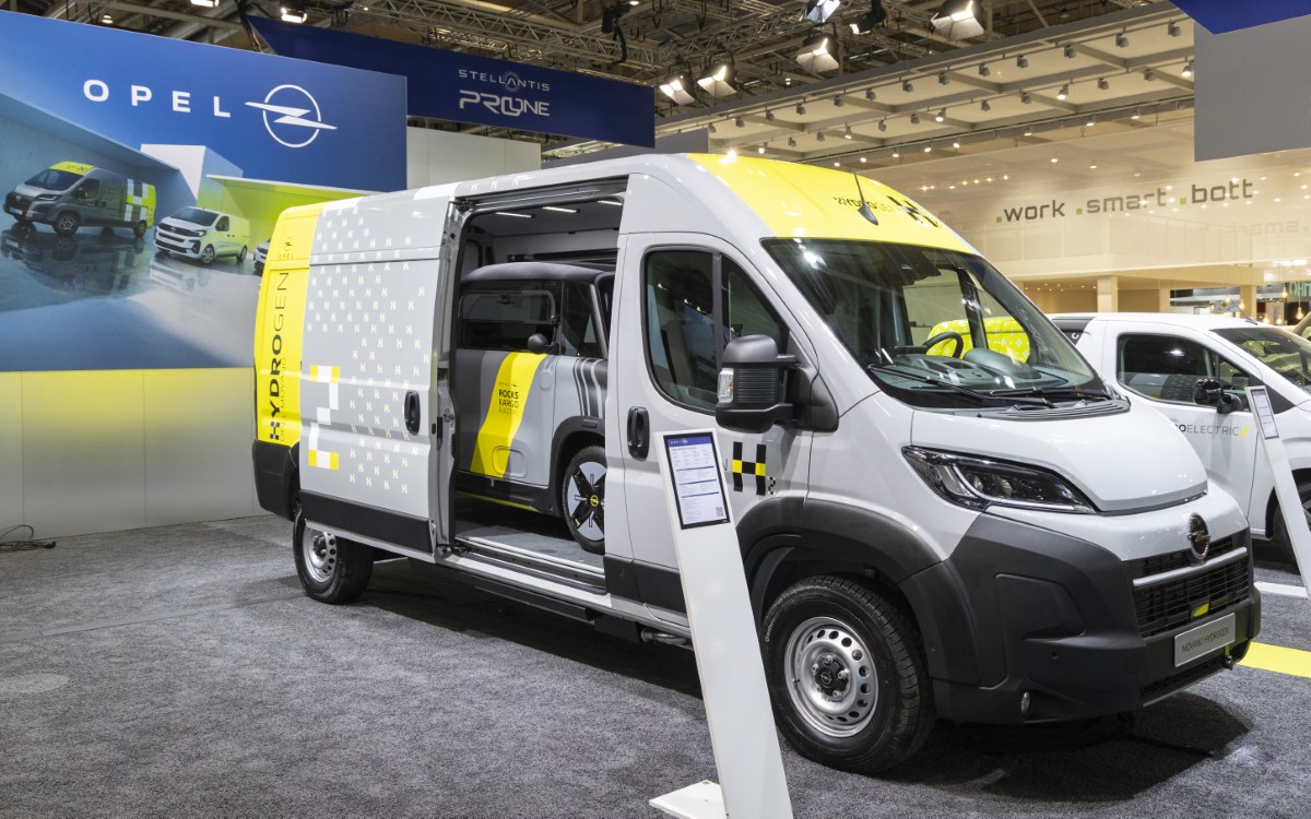 Opel Movano Hydrogen: Dopuna vodonikom za pet minuta za domet od preko 500 km