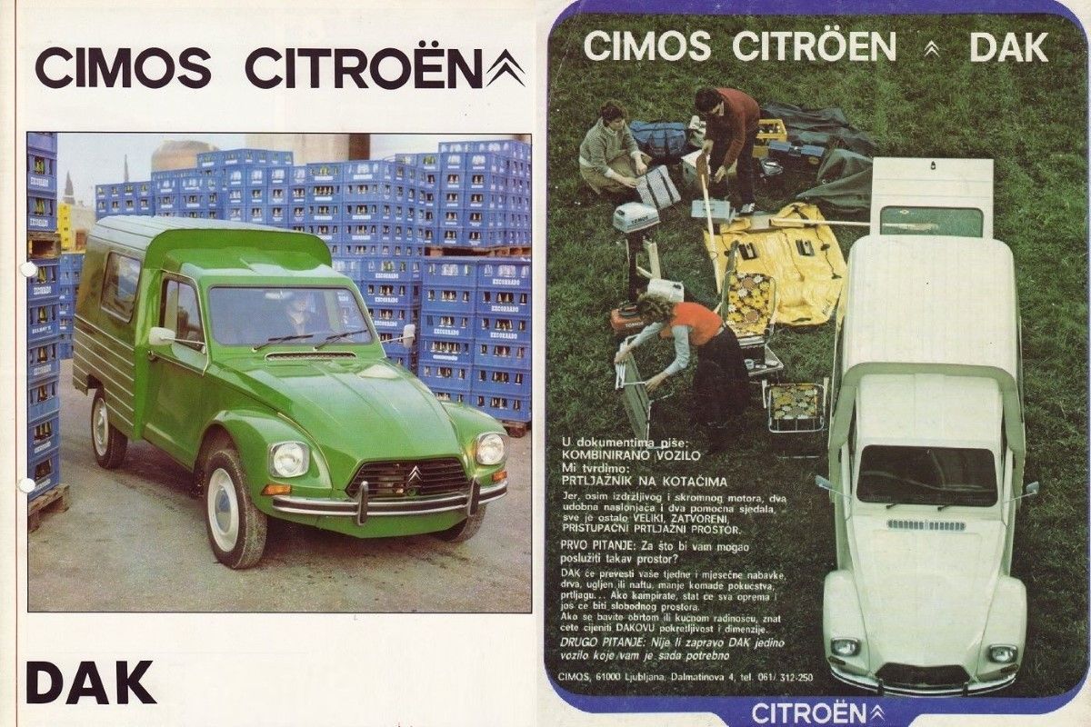 Cimos Citroën Dak / Geri: (Jugo)slovenski furgon koji je naljutio Francuze 