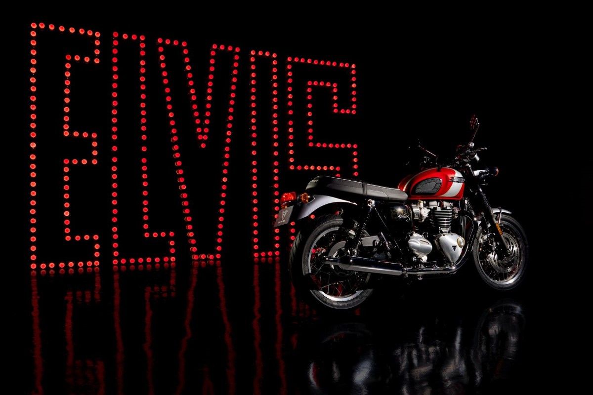 Triumph Bonneville T120 Elvis Presley Limited Edition u čast "Kralja rokrenrola"